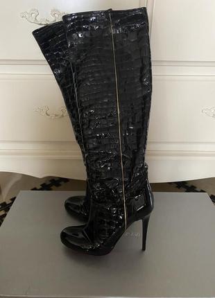 Шикарные сапоги ботфорты gianmarco lorenzi