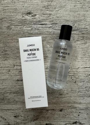 Jumiso snail mucin 95 + peptide facial essence – есенція з муцином равлика 95% 140мл