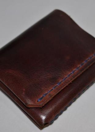 Шкіряний чоловічий гаманець .2 фото