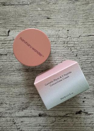 Крем з пептидами та центелою від haruharu wonder centella phyto & 5 peptide concentrate cream