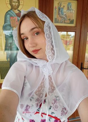 Хустка в храм, на хрестини, вінчання👼💜