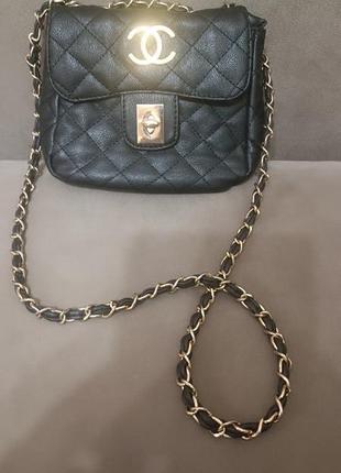 Шкіряна сумочка chanel