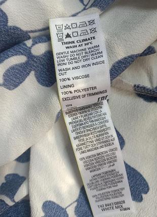 Ніжна сукня m&s натуральний состав віскоза розмір 148 фото