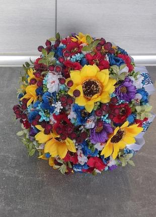 Букет нареченої, букет - дублер в українському стилі