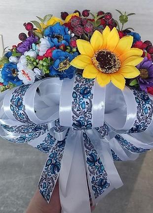 Букет нареченої, букет - дублер в українському стилі