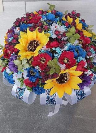 Букет нареченої, букет - дублер в українському стилі