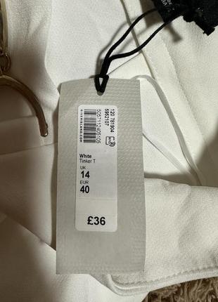 Білі шорти river island з карманами на l3 фото