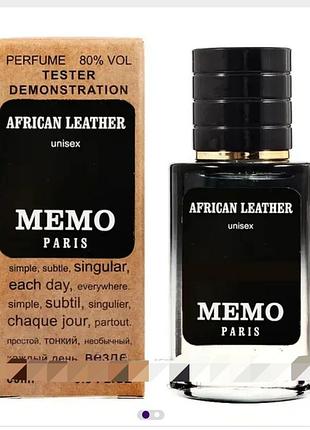 Memo african leather тестер lux унисекс 60 мл
