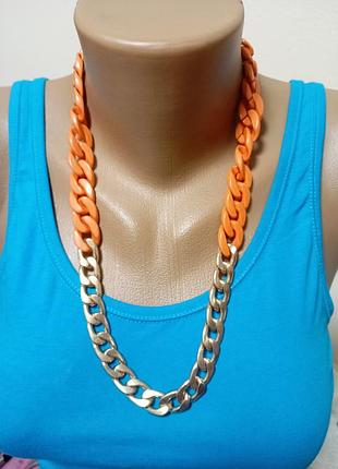 Крута цепочка. позолочена. американська біжутерія