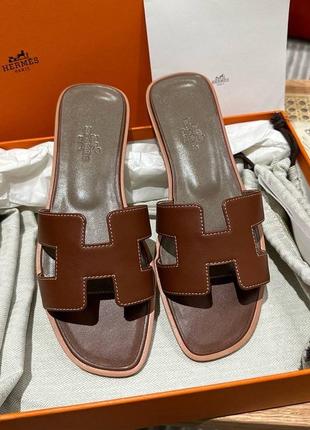 Жіночі капці шльопанці тапочки hermes