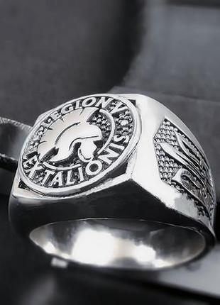 Перстень "legion v  lex talionis" (срібло)8 фото