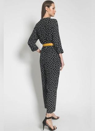 Новий натуральний комбінезон zara в горох, віскоза