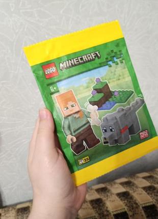 Міні лего набір "майнкрафт". minecraft. lego.