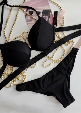 Купальник с большим пуш-ап victoria's secret original xs s m l 40 38 36 34 75b 34b bombshell