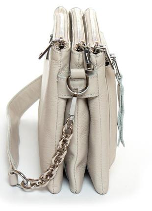 Класична сумка шкіряна сумка-клатч білий alex rai сумка для міста жіноча якісні сумки жіночі7 фото