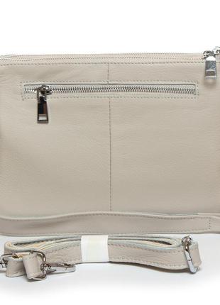 Класична сумка шкіряна сумка-клатч білий alex rai сумка для міста жіноча якісні сумки жіночі3 фото