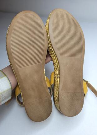 Босоножки сандалии на платформе marco tozzi кожаные натуральная кожа7 фото