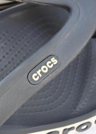 Шлепанцы шлепки сланцы вьетнамки тапки тапочки crocs m 8 w 10 27 см5 фото