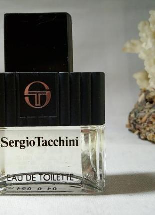 Вінтажна мініатюра sergio tacchini, туалетна вода для чоловіків. оригінал.