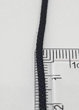 Ювелірний шнурок з текстилю з срібними вставками. 335/р 454 фото
