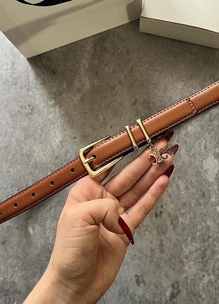 Кожаный женский качественный ремень в стиле celine