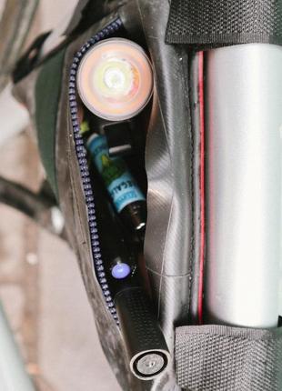 Велосумка з камер green valve під раму еко сумка на велосипед grnvlv5 фото