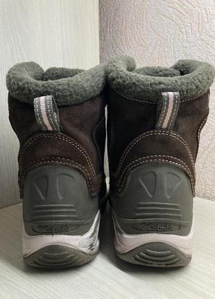 Зимние кожаные ботинки, сноубутсы columbia.5 фото