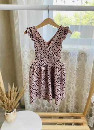 Сарафан, сарафанчик тонкий в лео принт