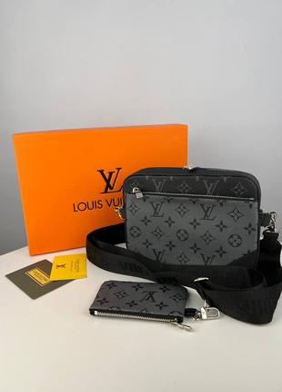 Сумка-месенджер 3 в 1 в стилі louis vuitton