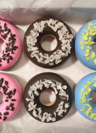 Мило ручної роботи пончики donuts4 фото
