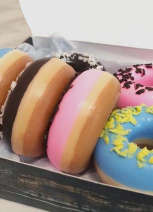Мило ручної роботи пончики donuts5 фото