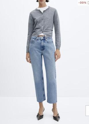 Джинсы прямые mango, 34 р. новые