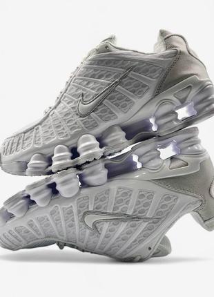 Nike shox tl silver hotsell