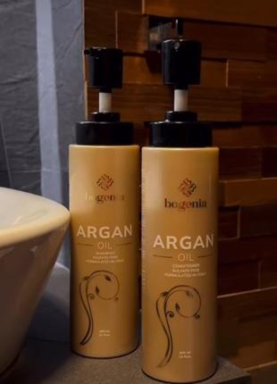 Набip bogenia шампунь + кондиціонер для волосся з аргановою олією argan oil