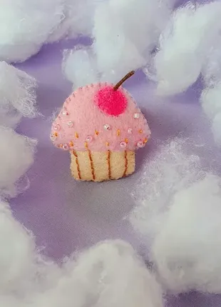 Резинка для волос  "cupcake" ручная работа1 фото