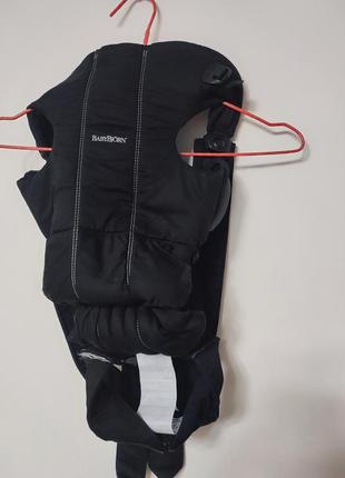 Сумка-кенгуру ерго рюкзак baby bjorn mini cotton black3 фото