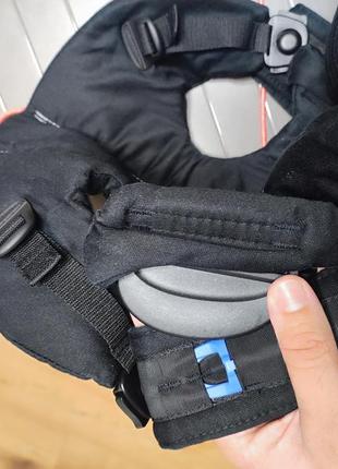 Сумка-кенгуру ерго рюкзак baby bjorn mini cotton black6 фото