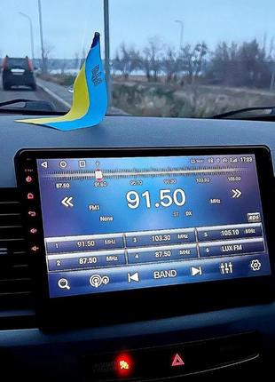 Магнітола android mitsubishi lancer x, 2/32, 4 ядра + рамка!3 фото