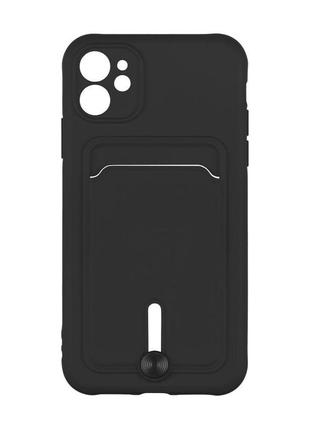 Чехол otterbox colorfull pocket card iphone 12 black