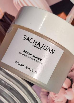 Sachajuan scalp scrub глибоко очищаючий цукровий скраб для шкіри голови
