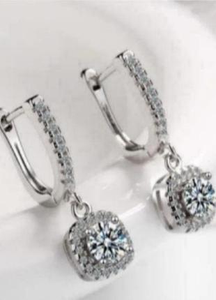 Серьги серебро изысканные стильные silver ♥️ original