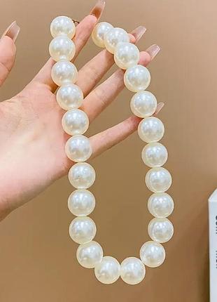 2 чокера +кулон сердце жемчужины (имитация)