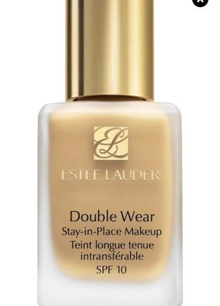 Estée lauder double wear stay-in-place стійкий тональний крем spf 10, відтінок 2с2 pale almond 30 мл без дозатору