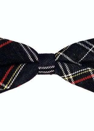 Шотландка. краватка-метелик