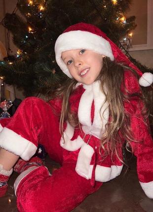 Санта клаус. костюм детский карнавальный для мальчика (р. 36, 38, 40)