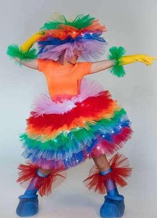 Костюм ф'єка, що світиться,  різнокольоровий