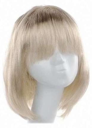 Парик "каре удлиненное" бежевый