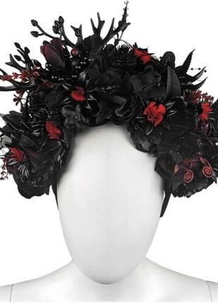 Обруч двусторонний готическая невеста