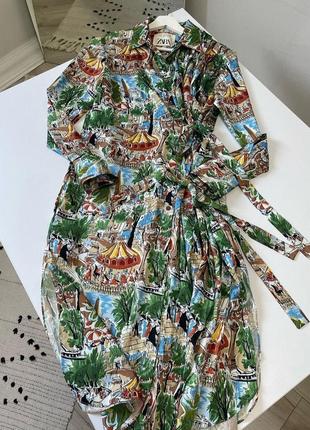 Яскрава сукня zara