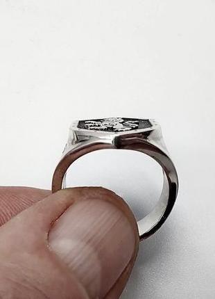 Перстень "24 омбр медрота" (срібло)5 фото